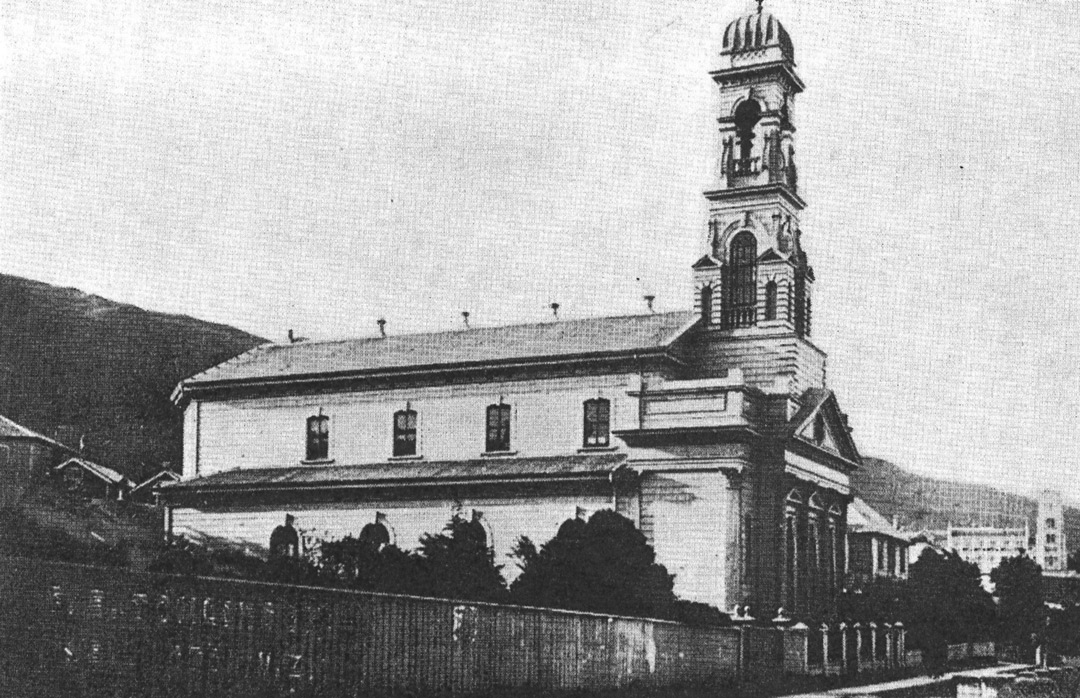 historical photo of st andrew's church 1879-1921